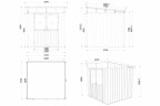 Садовое строение Defender 7х7 (4,24м2)