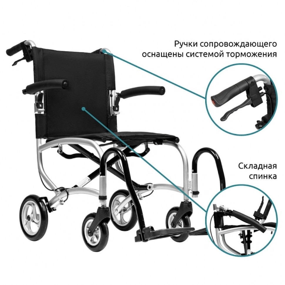Кресло-каталка Ortonica Escort 900 (BASE 115) 17"UU (43 см)