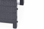Диван двухместный b:rattan Arizona, антрацит (2-х местная подушка) Диван двухместный b:rattan Arizona, антрацит (2-х местная подушка)