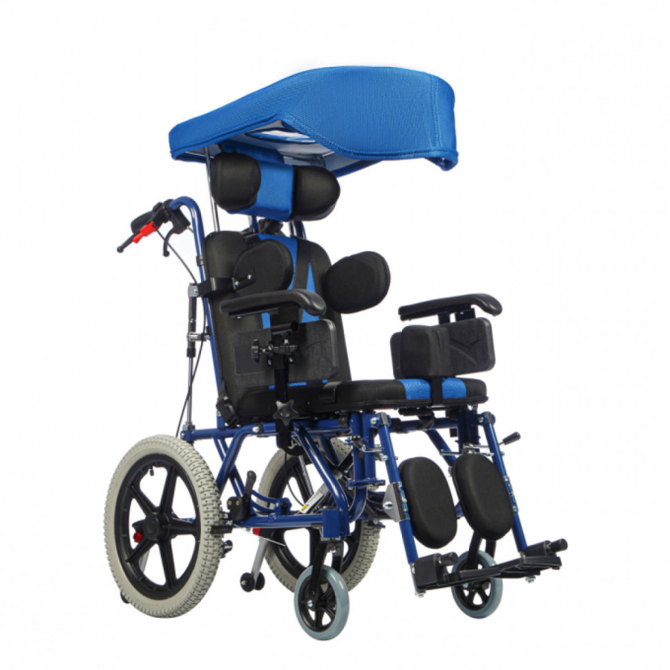 Кресло-коляска для детей с ДЦП Ortonica Olvia 200 14" PU (35 см), с капюшоном