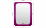 Зеркало косметическое Weisen 9364 PURPLE настольное
