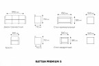 Комплект мебели Rattan Premium 5, СЕРЫЙ Комплект мебели Rattan Premium 5, СЕРЫЙ