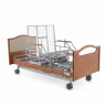 Кровать для лежачих больных, регул. высоты, Т/АТ MED-MOS DB-2B электрическая с поворотным креслом в левую сторону (коричневый)