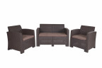 Arizona b:rattan, Диван двухместный, венге (2-х местная подушка) Arizona b:rattan, Диван двухместный, венге (2-х местная подушка)