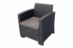 Arizona b:rattan, Кресло (2шт.), антрацит (2 подушки) Arizona b:rattan, Кресло (2шт.), антрацит (2 подушки)