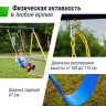 Комплекс уличный игровой с воротами UNIX Kids 4 в 1 Yellow